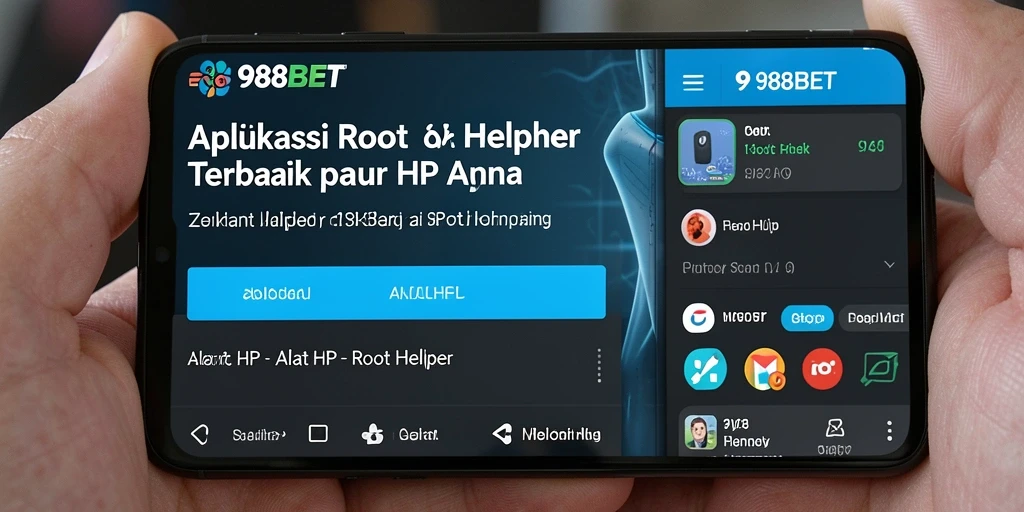 Screenshot utama 988BET yang menunjukkan antarmuka pengaturan root.