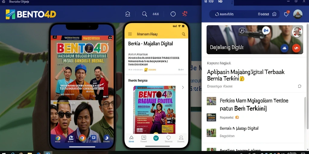Antarmuka aplikasi BENTO4D yang modern dan intuitif.