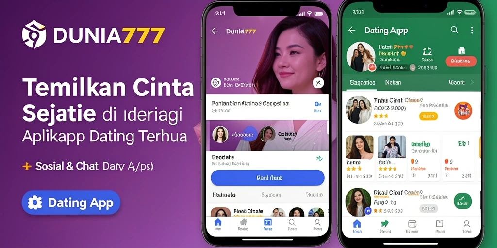 Antarmuka pengguna DUNIA777 yang menarik dan fungsional.