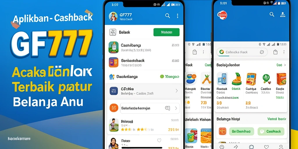 Antarmuka GF777 yang sederhana dan intuitif untuk cashback.