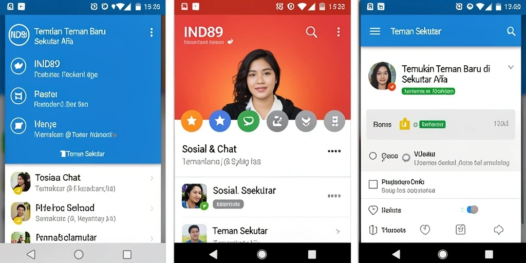 Antarmuka pengguna <strong>IND89</strong> yang menarik dan fungsional.