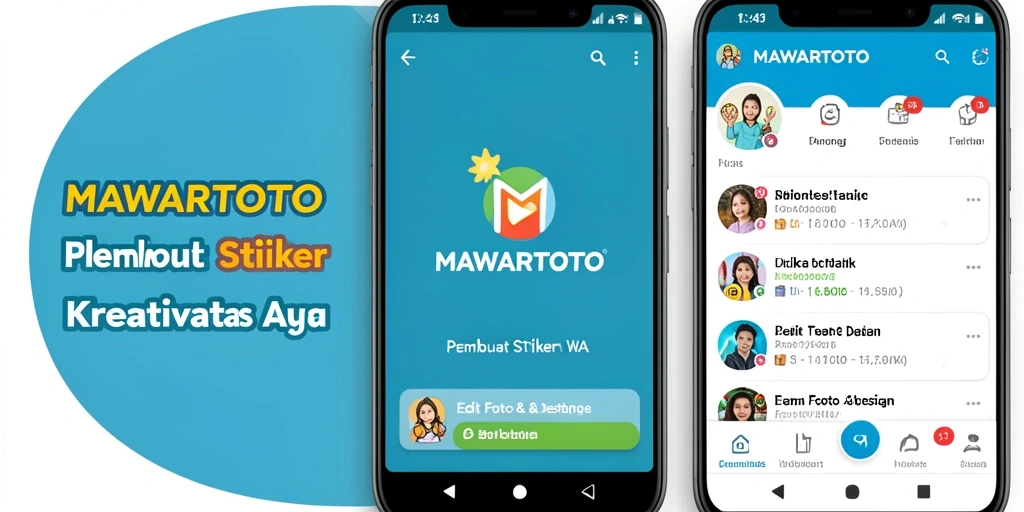 Antarmuka user-friendly MAWARTOTO untuk pembuatan stiker WA.