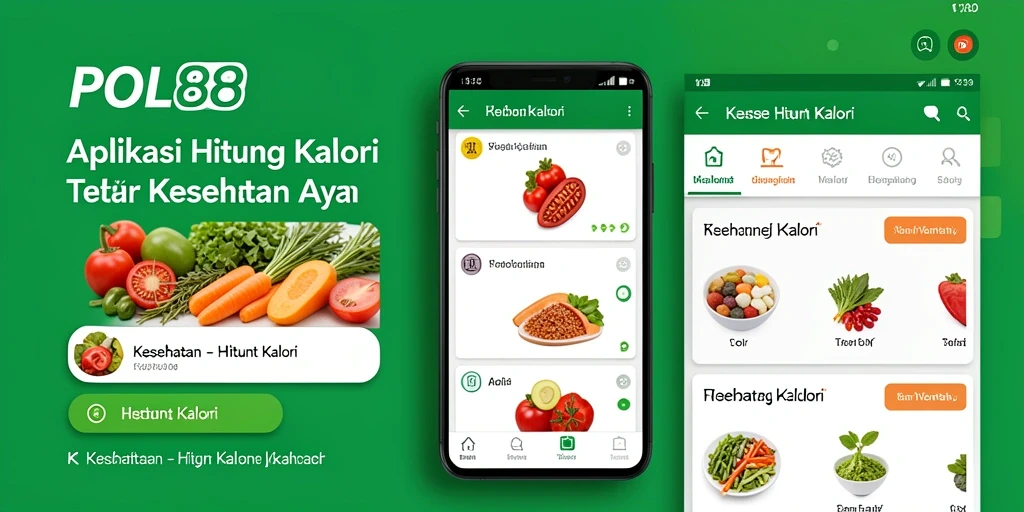 Antarmuka POL88 yang informatif dan fungsional untuk menghitung kalori.