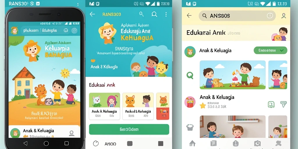 Tampilan antarmuka aplikasi RANS303 yang edukatif dan interaktif.