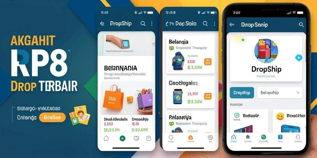 Antarmuka RP8 yang sederhana untuk pengelolaan Dropship.