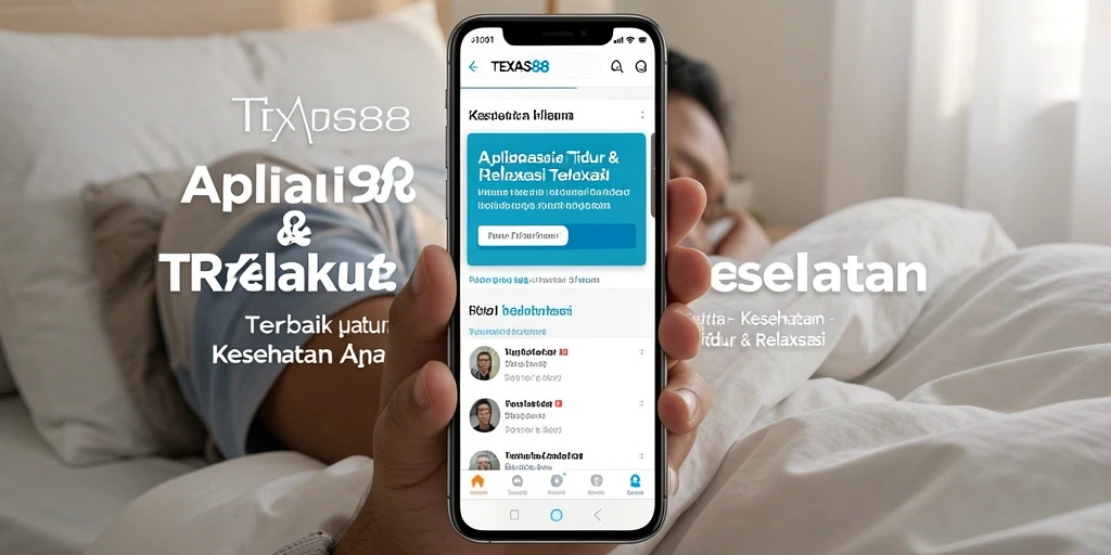 Antarmuka TEXAS88 yang sederhana dan menenangkan untuk tidur lebih baik.
