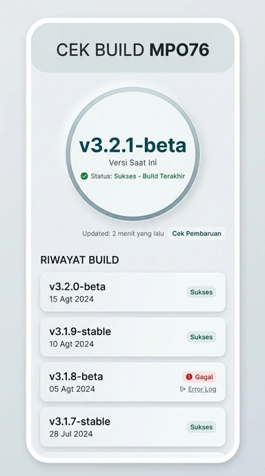 Riwayat Versi mpo76 untuk Pengguna Android